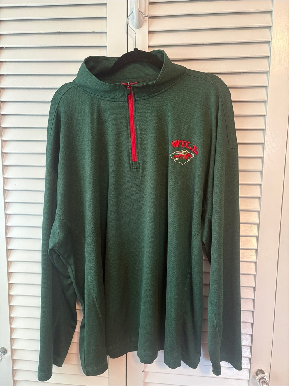 Minnesota Wild Green Pullover Long Sleeve Sweater | Size 2XL